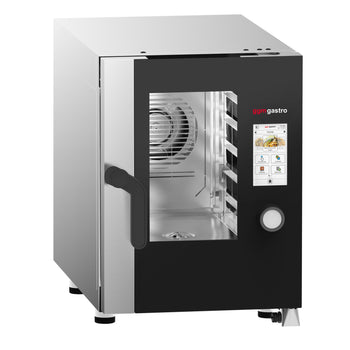 Piec konwekcyjno-parowy KOMPAKT - Touch - 6x GN 1/1 - włącznie z systemem mycia & czujnikiem temperatury - Prime Gastro