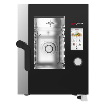 Piec konwekcyjno-parowy KOMPAKT - Touch - 6x GN 1/1 - włącznie z systemem mycia & czujnikiem temperatury - Prime Gastro