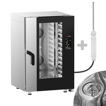Piec konwekcyjno-parowy - cyfrowy - 11x GN 1/1 - włącznie z systemem mycia - Prime Gastro
