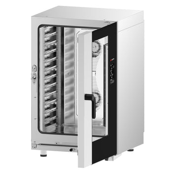Piec konwekcyjno-parowy - cyfrowy - 11x GN 1/1 - włącznie z systemem mycia - Prime Gastro