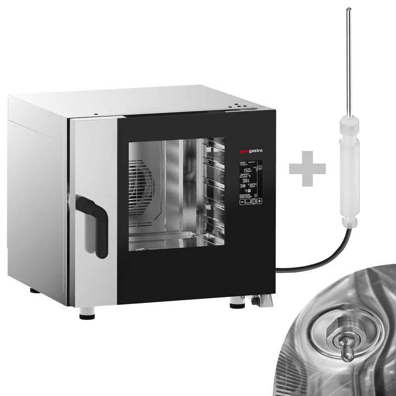 Piec konwekcyjno - parowy - cyfrowy - 5x GN 1/1 - włącznie z systemem mycia
