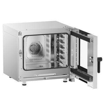Piec konwekcyjno-parowy - cyfrowy - 5x GN 1/1 - włącznie z systemem mycia - Prime Gastro