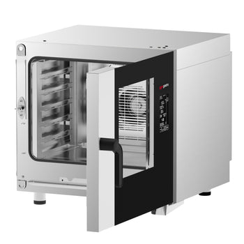 Piec konwekcyjno-parowy - cyfrowy - 5x GN 1/1 - włącznie z systemem mycia - Prime Gastro