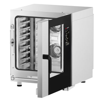 Piec konwekcyjno-parowy - cyfrowy - 7x GN 1/1 - włącznie z systemem mycia - Prime Gastro