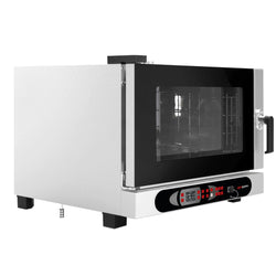 Elektryczny-Piec konwekcyjno-parowy piekarniczy - elektroniczny - 4x GN 1/1 lub 4x EN 600x400 - z systemem mycia