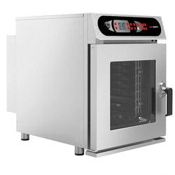 Elektryczny-Piec konwekcyjno-parowy - 6x GN 1/1 - wąski - z systemem mycia - w zestawie: Sonda rdzeniowa