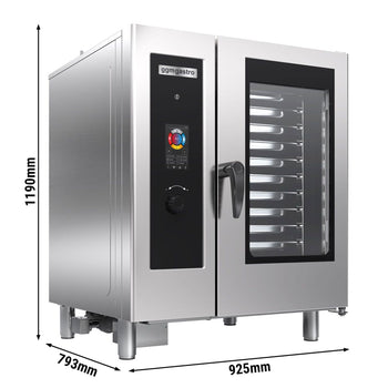 Piec konwekcyjno - parowy - Touch - 10x GN 1/1 - włącznie z bojlerem & stelażem wewnętrznym
