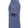KARLOWSKY | Bluza kucharska damska Jeans-Style – z krótkim rękawem – Vintage Blue – rozmiar: 56