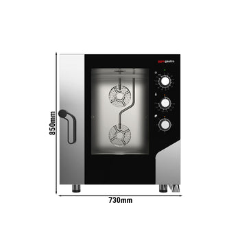 Piec konwekcyjno-parowy - manualny - 7x GN 1/1 - Prime Gastro