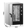 Piec konwekcyjno-parowy – 11x GN 1/1 – do 270 °C – manualny – z wtryskiem wody, zdjęcie 2 z 12