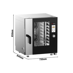 Piec konwekcyjno - parowy - Touch - 7x GN 1/1 - włącznie z systemem mycia i czujnikiem temperatury