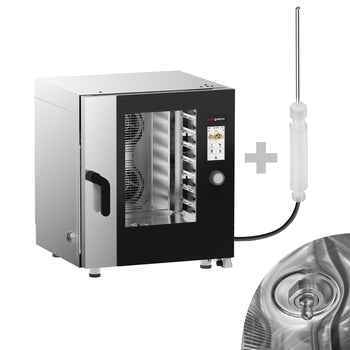 Piec konwekcyjno - parowy - Touch - 7x GN 1/1 - włącznie z systemem mycia i czujnikiem temperatury