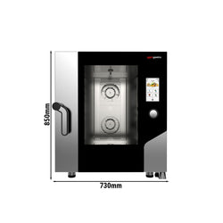 Piec konwekcyjno - parowy - Touch - 7x GN 1/1 - włącznie z systemem mycia i czujnikiem temperatury