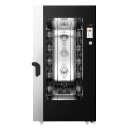 Piec konwekcyjno - parowy – Touch – 20x GN 1/1 – wraz z systemem myjącym, czujnikiem temperatury i wózkiem na ruszty