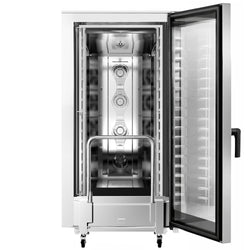 Piec konwekcyjno - parowy – Touch – 20x GN 1/1 – wraz z systemem myjącym, czujnikiem temperatury i wózkiem na ruszty