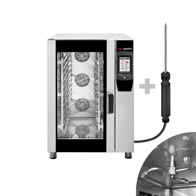 Piec konwekcyjno - parowy - Touch - 12x GN 1/1 - włącznie z systemem mycia & czujnikiem temperatury