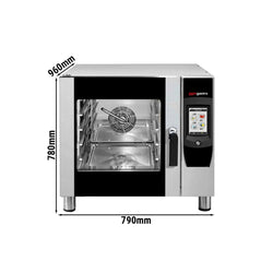 Piec konwekcyjno - parowy - Touch - 5x GN 1/1 - włącznie z systemem mycia & czujnikiem temperatury