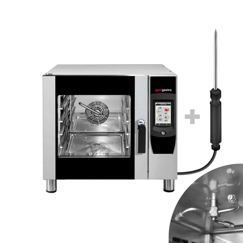 Piec konwekcyjno - parowy - Touch - 5x GN 1/1 - włącznie z systemem mycia & czujnikiem temperatury