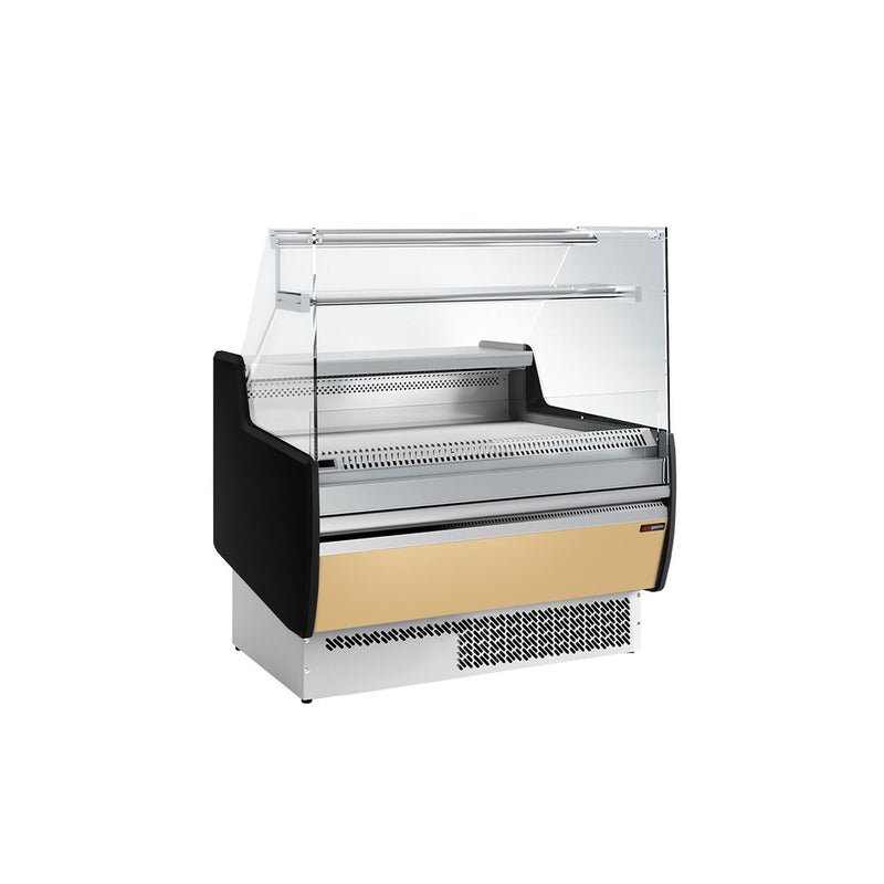 Witryna chłodnicza - 998x953mm - 110L - front Beżowy - z 1 drzwiami - 1 półki