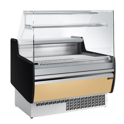 Witryna chłodnicza - 998x953mm - 110L - front Beżowy - z 1 drzwiami - 1 półki