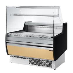 Witryna chłodnicza - 998x953mm - 110L - front Beżowy - z 1 drzwiami - 1 półki