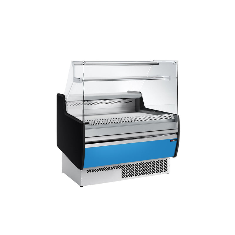 Witryna chłodnicza - 998x953mm - 110L - front Hellblau - z 1 drzwiami - 1 półki