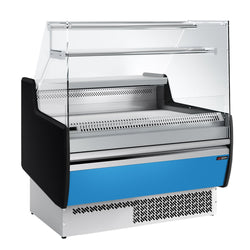 Witryna chłodnicza - 998x953mm - 110L - front Hellblau - z 1 drzwiami - 1 półki