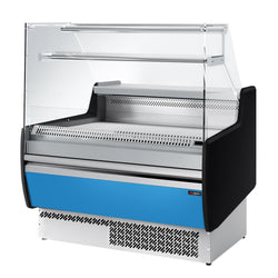 Witryna chłodnicza - 998x953mm - 110L - front Hellblau - z 1 drzwiami - 1 półki