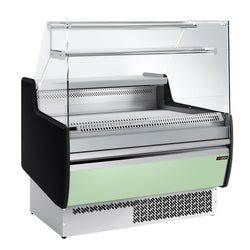 Witryna chłodnicza - 998x953mm - 110L - front Panel przedni Hellgrün - z 1 drzwiami - 1 półki