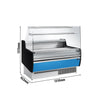 Witryna chłodnicza - 1310x953mm - 144L - front Hellblau - z 2 drzwiami - 1 półki - z wyświetlaczem temperatury