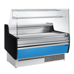 Witryna chłodnicza - 1310x953mm - 144L - front Hellblau - z 2 drzwiami - 1 półki - z wyświetlaczem temperatury
