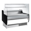 Witryna chłodnicza - 1310x953mm - 144L - front Biały - z 2 drzwiami - 1 półki