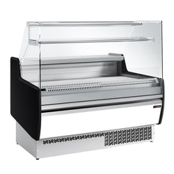 Witryna chłodnicza - 1310x953mm - 144L - front Biały - z 2 drzwiami - 1 półki