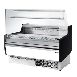 Witryna chłodnicza - 1310x953mm - 144L - front Biały - z 2 drzwiami - 1 półki