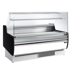 Witryna chłodnicza - 1622x953mm - 178L - front Biały - z 2 drzwiami - 1 półki - na rynek PL