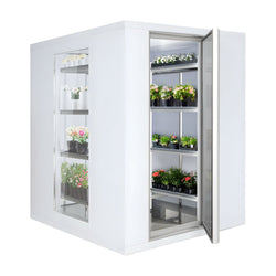 Witryna chłodnicza - 1200x1200mm - 1,80m³ - z 3 przeszklonymi bokami