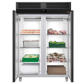 Chłodziarka ze stali nierdzewnej PREMIUM - GN 2/1 - 1400 litrów - z 2 drzwiami - Prime Gastro