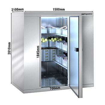 Komora chłodnicza ze stali nierdzewnej - 1500x2100mm - 4,8m³ - Prime Gastro