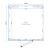 Commercial Walk-In Cold Room - 2100x2100mm - 6,90m³ (6900L) - with 3 glass sides