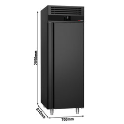 Szafa chłodnicza ze stali nierdzewnej PREMIUM - GN 2/1 - 700 litrów - z 1 drzwiami