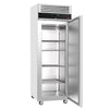 Commercial Upright Fridge Stainless steel ECO - 400L - with 1 door - On castors - Lockable