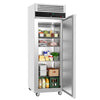 Commercial Upright Fridge Stainless steel ECO - 400L - with 1 door - On castors - Lockable