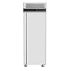 Commercial Upright Fridge Stainless steel ECO - 400L - with 1 door - On castors - Lockable