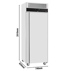 Szafa chłodnicza ECO – stal nierdzewna – GN 2/1 – 700 L – od -2 do +8 °C – z 1 drzwiami