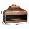 Grill węglowy miedziany - 1500 mm - zamknięty