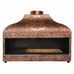 Grill węglowy miedziany - 1500 mm - zamknięty