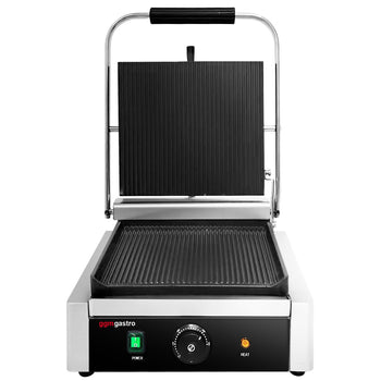 Grill kontaktowy - 2 kW - powierzchnia grillowania: 270 x 255 mm - Prime Gastro