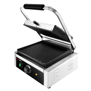 Grill kontaktowy - 2 kW - powierzchnia grillowania: 270 x 255 mm - Prime Gastro