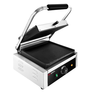 Grill kontaktowy - 2 kW - powierzchnia grillowania: 270 x 255 mm - Prime Gastro