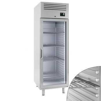 Chłodziarka PREMIUM PLUS - GN 2/1 - 560 litrów - z 1 szklanymi drzwiami - Prime Gastro